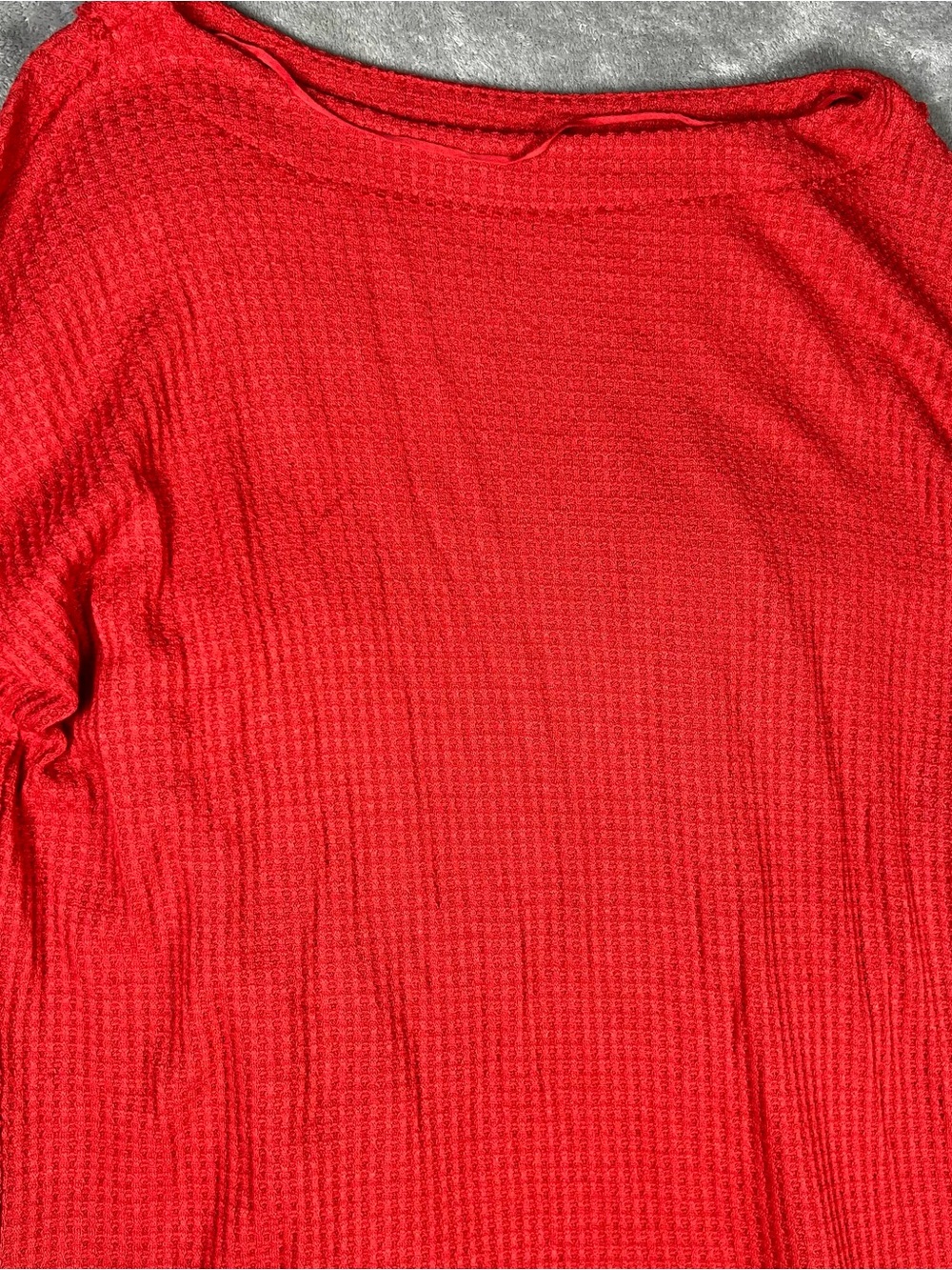 Free People Top Womens Small We The Free North Shore Thermal Knit Tunic Comfy - Picture 4 of 9